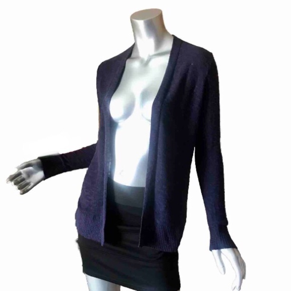 Gap XS Women’s Open Front Cardigan Thin Knit Navy Blue